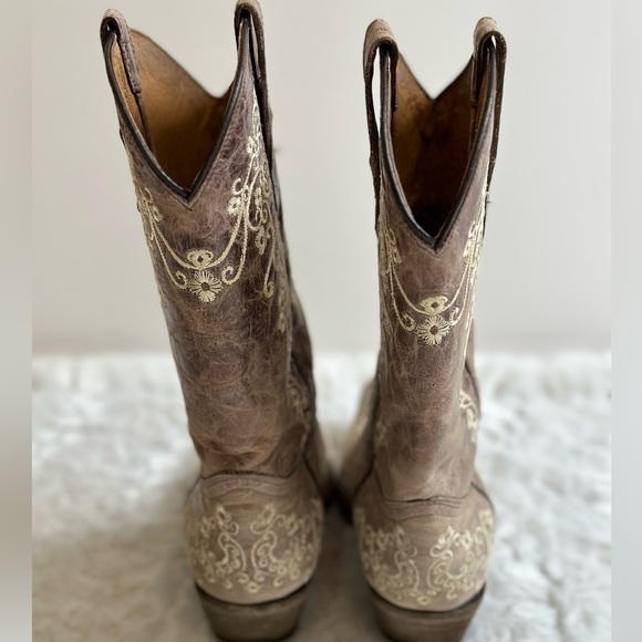 Corral Boot Company Teens Size 3 Cowgirl Snip Toe Boots EUC - Picture 4 of 9